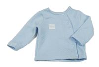 Nové - svetlomodrá vzorovaná prepínaci mikina DKNY