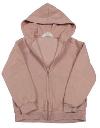 Ružová prepínaci mikina s kapucňou H&M