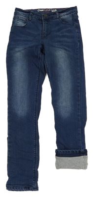 Tmavomodré podšité rifle Pocopiano