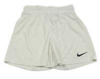 Bílé sportovní kraťasy s logem Nike