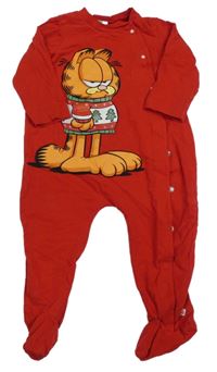 Červený overal s Garfieldem Benetton