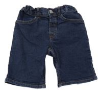 Tmavomodré riflové kraťasy Denim Co.
