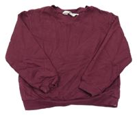 Vínová mikina H&M