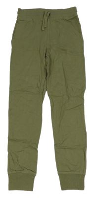 Khaki ľahké tepláky H&M