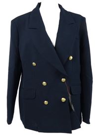 Nové - Dámský tmavomodrý blejzr s gombíky Freemans 