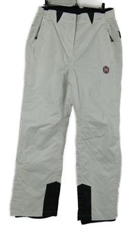 Dámské bílé šusťákové funkční oteplovačky Crane 