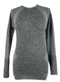 Dámské šedé melírované sportovní funkční triko Workout 