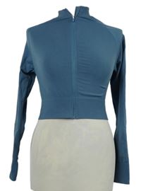 Dámska modrá športová elastická prepínaci mikina Superdry