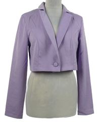 Dámské lila sáčkové bolerko H&M