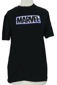 Dámske čierne tričko s logom Marvel