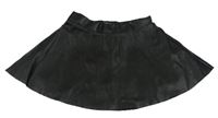 Čierna koženková sukňa H&M