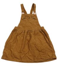 Hnedá menšestrová na traká sukňa H&M