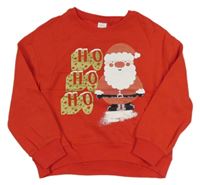 Červená mikina so Santa Clausem Next