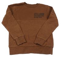 Hnedá mikina s nápisom C&A