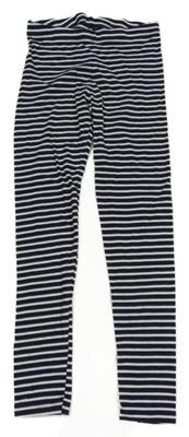 Tmavomodro-biele pruhované legíny Pepperts