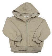 Béžová prepínaci mikina s kapucňou M&S