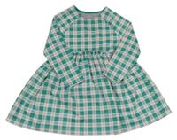 Zeleno-biele kockované šaty Dunnes Stores
