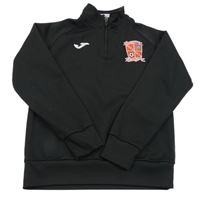 Čierna športová mikina s výšivkou Joma