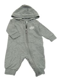 Šedý overal s kapucí Nike