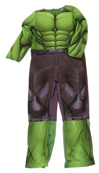 Kostým - Zeleno-šedý overal - Hulk Marvel