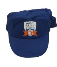 Tmavomodrá kšiltovka s potiskem