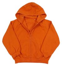 Oranžová prepínaci oversize mikina s kapucňou George