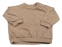 Starorůžová oversize mikina s kapsou Next 