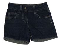 Tmavomodré riflové kraťasy Denim Co.