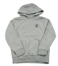 Sivá mikina s kapucňou