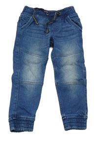 Modré teplákové cuff rifle Lupilu