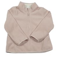 Svetloružová fleecová mikina Primark