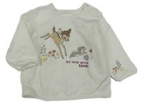 Bílá mikina s Bambim George 