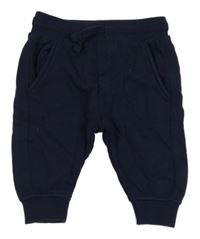 Tmavomodré tepláky Zara