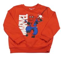 Červená mikina so Spider-manem Marvel