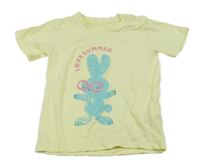 Světležluté tričko se zajíčkem M&S