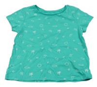 Pistáciové tričko s potlačou C&A