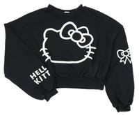 Čierna crop mikina s Kitty H&M