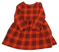 Červeno-čierne kockované šaty Cat&Jack