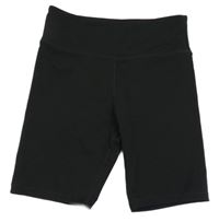 Čierne športové elastické kraťasy H&M