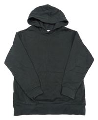 Antracitová mikina s klokankou a kapucňou H&M