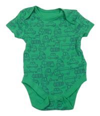 Zelené body s autami Primark