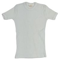 Biele rebrované spodné tričko
