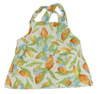 Biely crop top s tulipánky ZARA