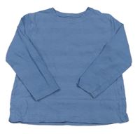 Modré pruhované/vzorované tričko PRIMARK
