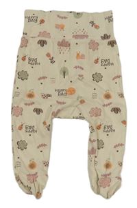 Světlebéžové polodupky s obrázkami My Baby