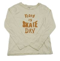 Smetanové triko s nápisy ORCHESTRA 