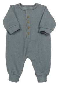 Tmavomodro-bílá melírovaná tepláková kombinéza George