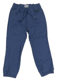 Tnavomodré cuff rifľové nohavice impidimpi