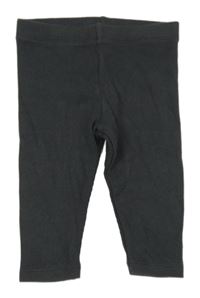 Tmavošedé žebrované legíny F&F