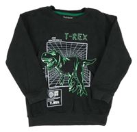 Čiernošedá mikina s T-Rexem Nutmeg
